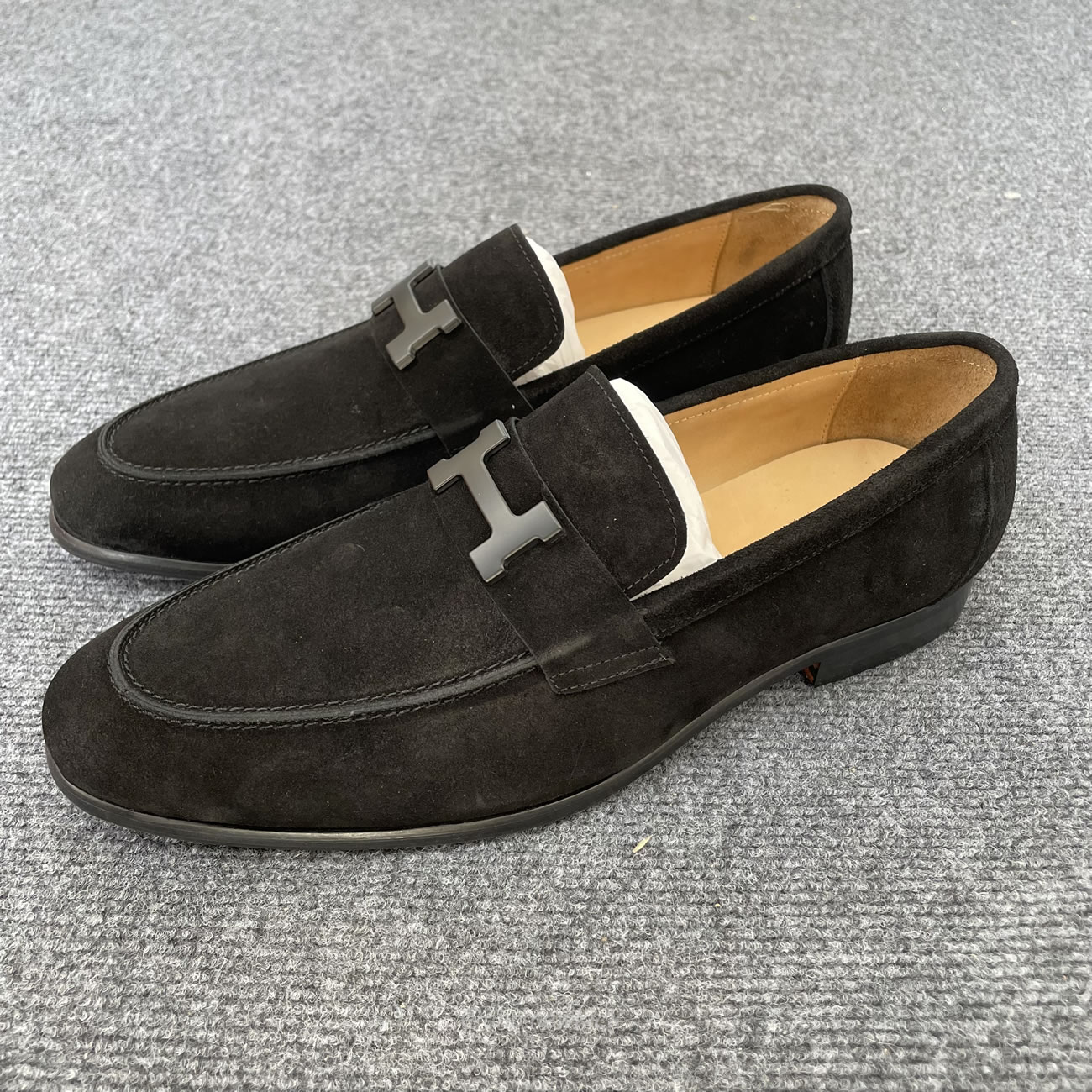 Hermès H Paris Loafer Suede (7) - newkick.cc